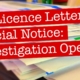 Official Notice: Investigation Opened - TV Licence Letter